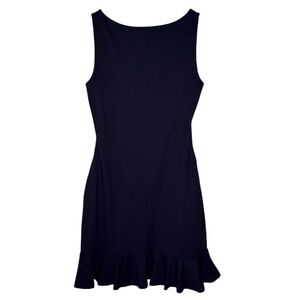 Susana Monaco | Navy Blue Ruffle Hem Mini Dress | Small